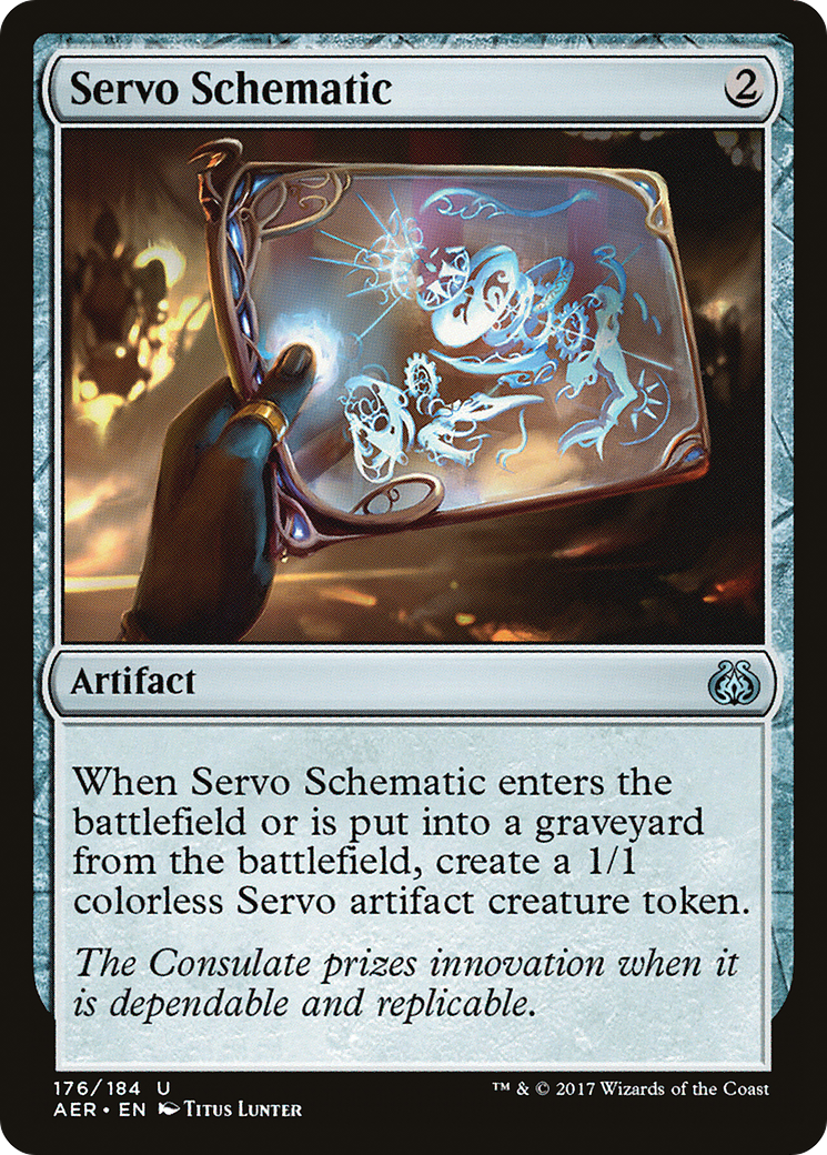 Servo Schematic (AER-176) (Foil)