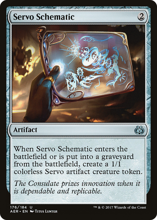 Servo Schematic (AER-176) (Foil)