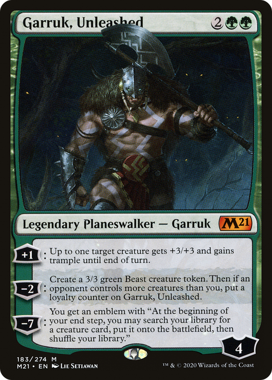 Garruk, Unleashed (M21-183) (Foil)