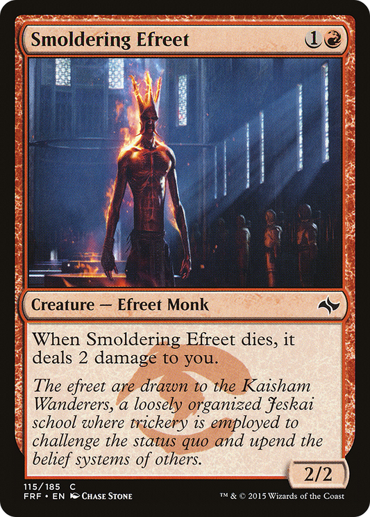 Smoldering Efreet (FRF-115) (Foil)