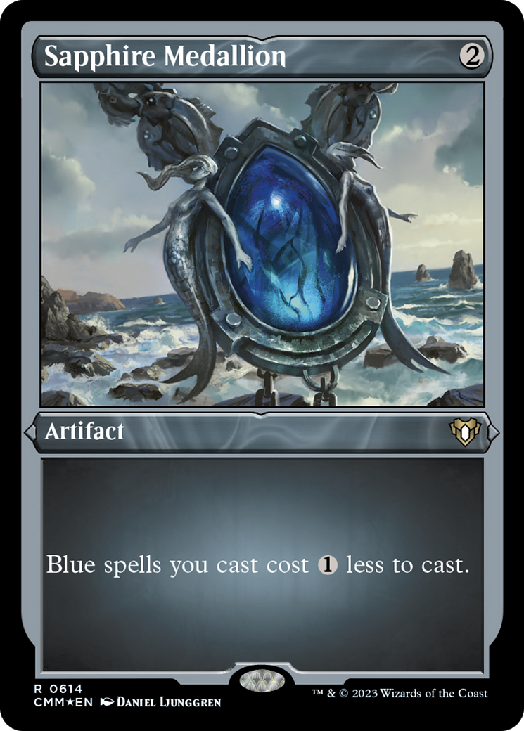 Sapphire Medallion (CMM-614) (Etched Foil)