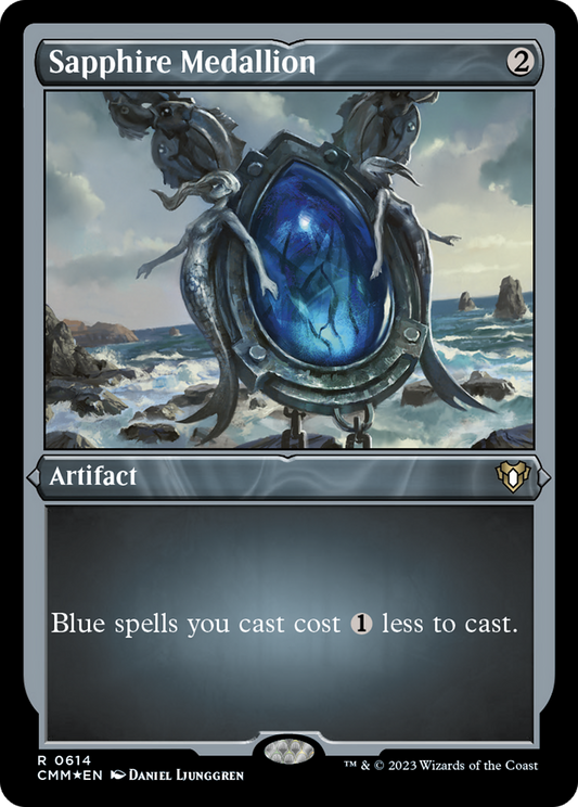 Sapphire Medallion (CMM-614) (Etched Foil)