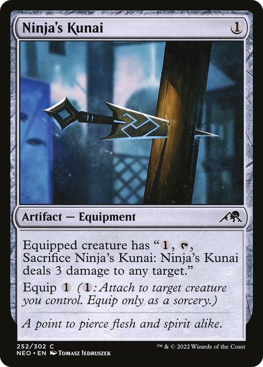 Ninja's Kunai (NEO-252) (Foil)
