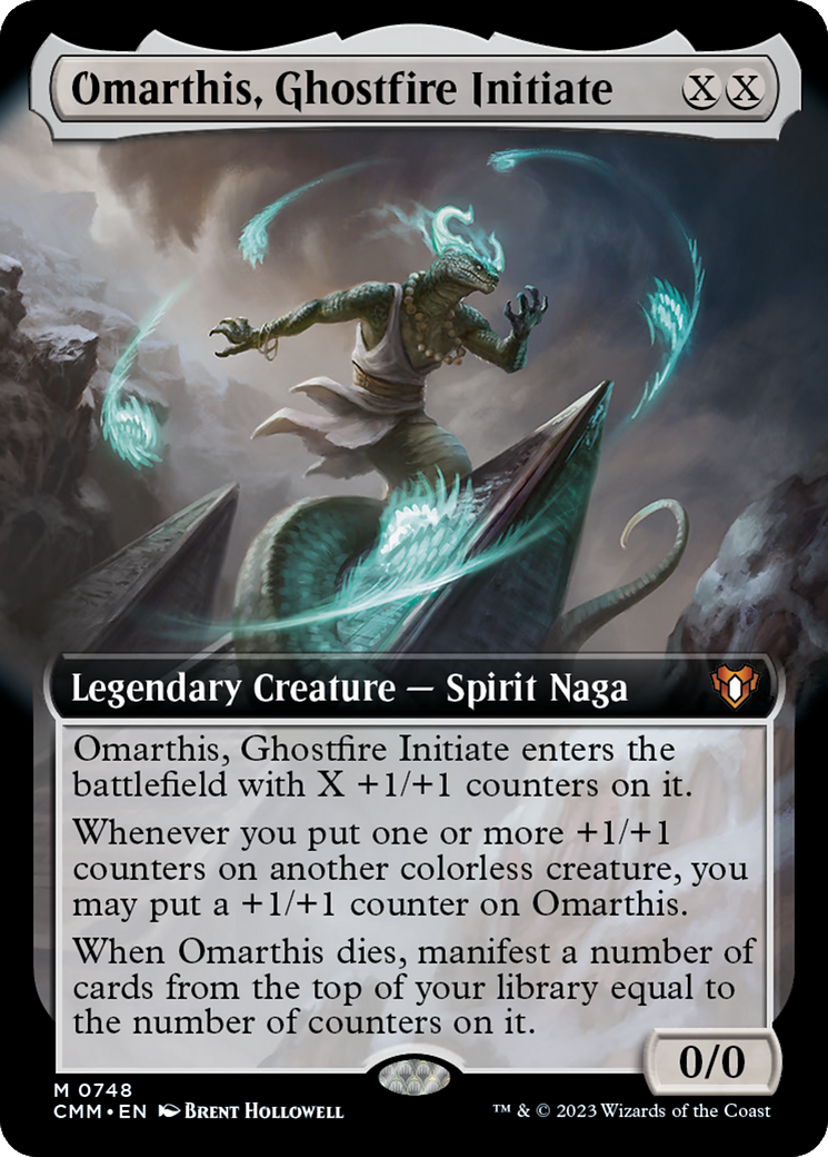 Omarthis, Ghostfire Initiate (CMM-748) (Extended Art)