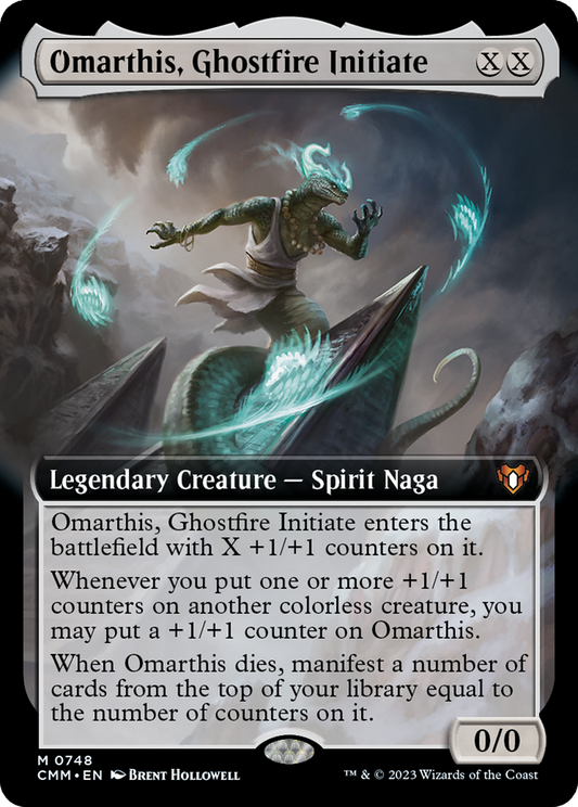 Omarthis, Ghostfire Initiate (CMM-748) (Extended Art) (Foil)