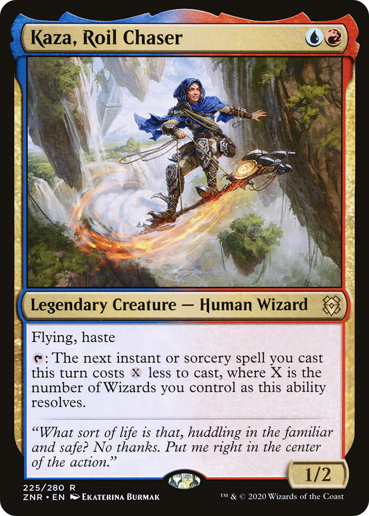 Kaza, Roil Chaser (ZNR-225) (Foil)