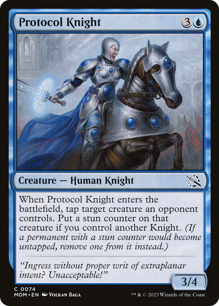 Protocol Knight (MOM-074) (Foil)