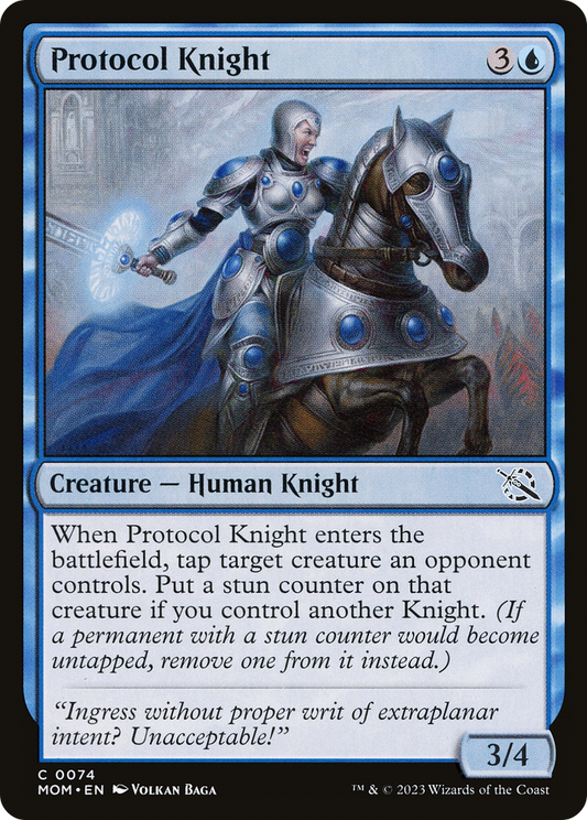 Protocol Knight (MOM-074) (Foil)