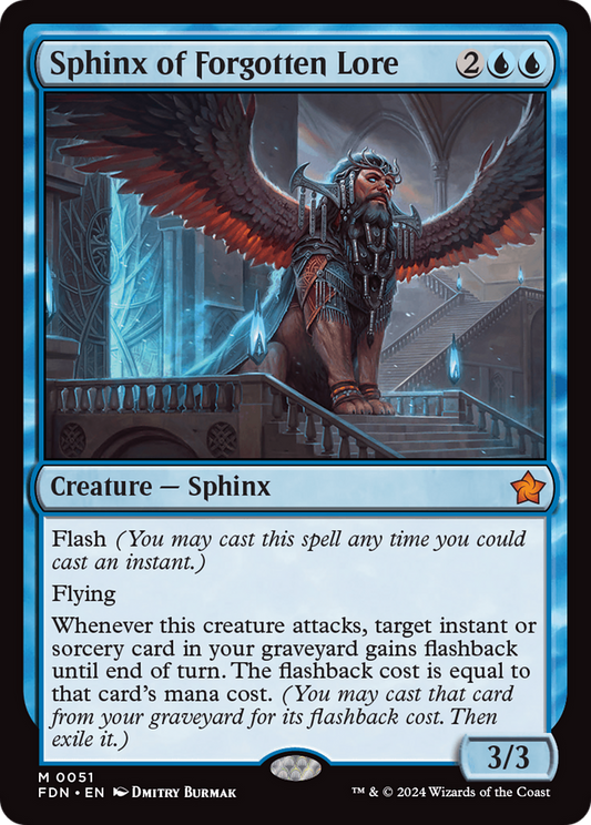 Sphinx of Forgotten Lore (FDN-051) (Foil)