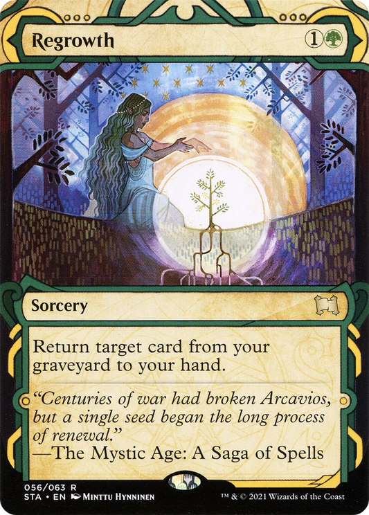 Regrowth (STA-056) (Showcase) (Borderless) (Foil)