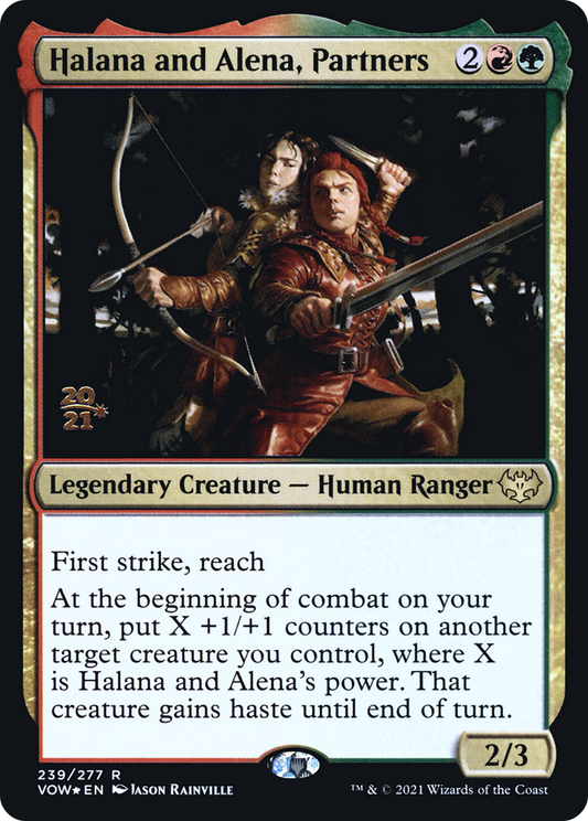 Halana and Alena, Partners (PRE-239S) (Foil)