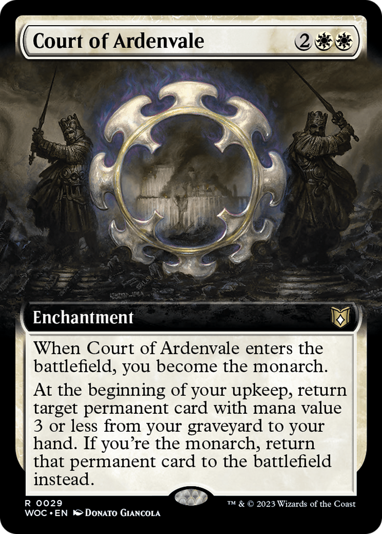 Court of Ardenvale (WOC-029) (Extended Art) (Foil)