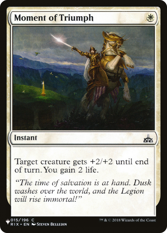 Moment of Triumph (LIST-RIX-15)