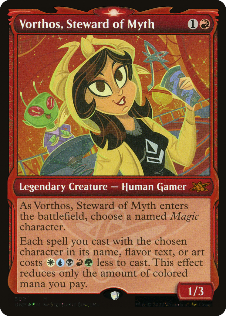 Vorthos, Steward of Myth (UNF-502) (Showcase) (Galaxy Foil)
