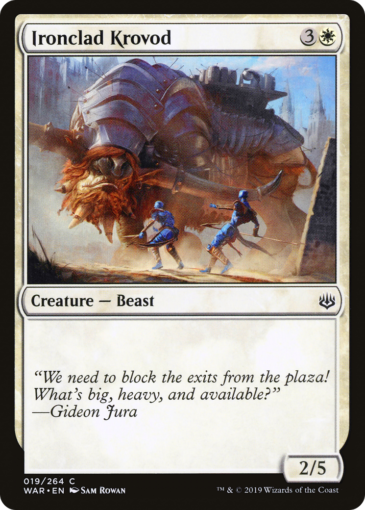 Ironclad Krovod (WAR-019) (Foil)