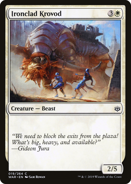 Ironclad Krovod (WAR-019) (Foil)