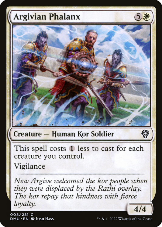 Argivian Phalanx (DMU-005) (Foil)