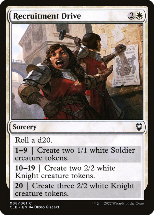 Recruitment Drive (CLB-038) (Foil)