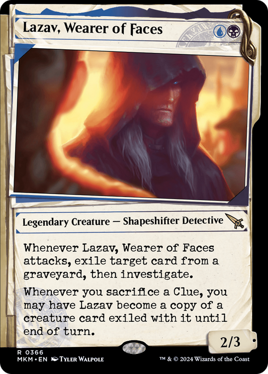 Lazav, Wearer of Faces (MKM-366) (Showcase) (Foil)