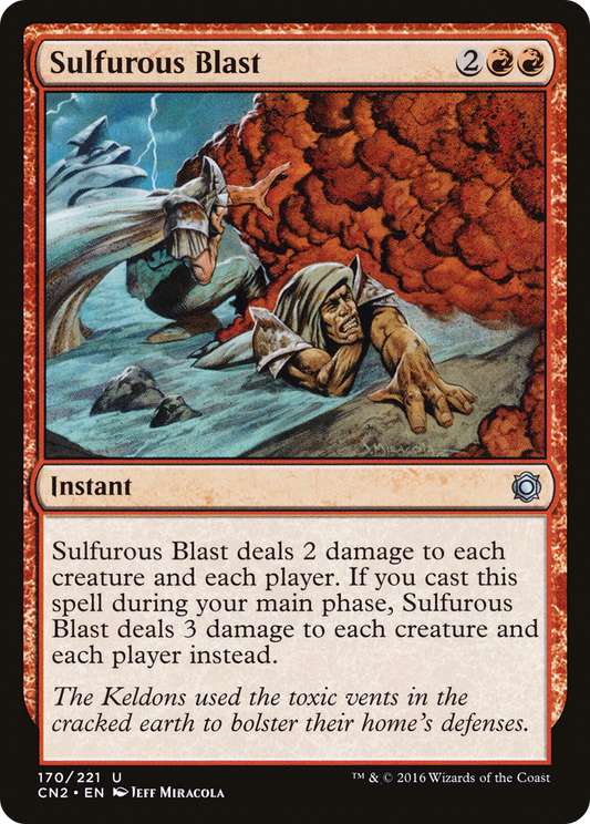 Sulfurous Blast (CN2-170) (Foil)