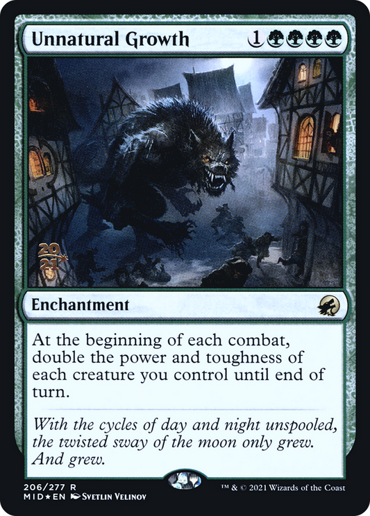 Unnatural Growth (PRE-206S) (Foil)