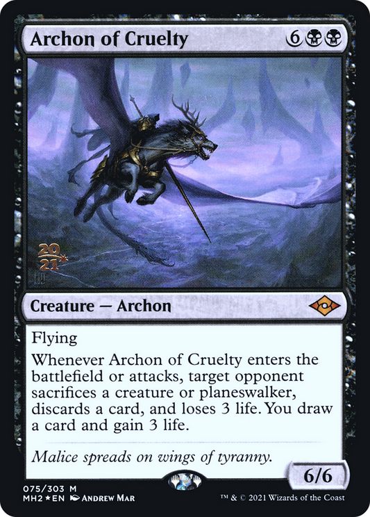 Archon of Cruelty (PRE-75S) (Foil)