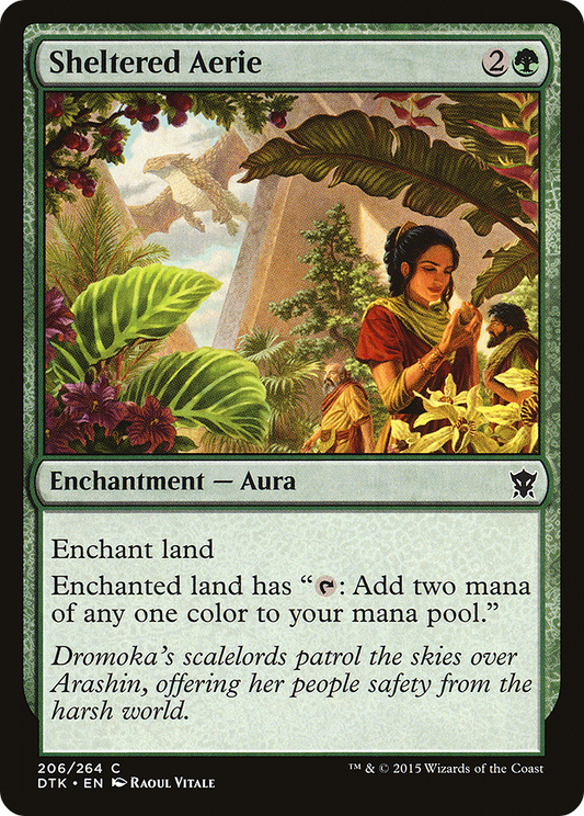 Sheltered Aerie (DTK-206) (Foil)