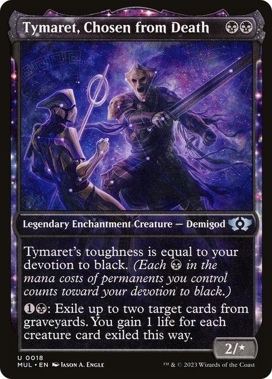 Tymaret, Chosen from Death (MUL-018) (Showcase) (Foil)