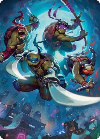 Heroes in a Half Shell Art Card (ASTMT-041)