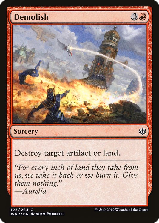 Demolish (WAR-123) (Foil)
