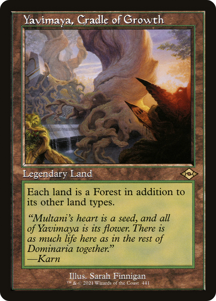 Yavimaya, Cradle of Growth (MH2-441) (Etched Foil)