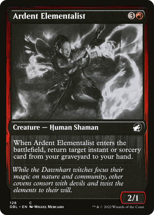 Ardent Elementalist (DBL-128) (Foil)