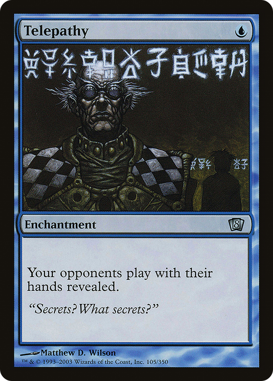 Telepathy (8ED-105★) (Foil)