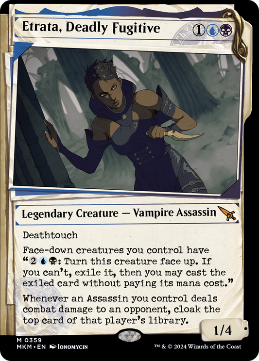 Etrata, Deadly Fugitive (MKM-359) (Showcase) (Foil)