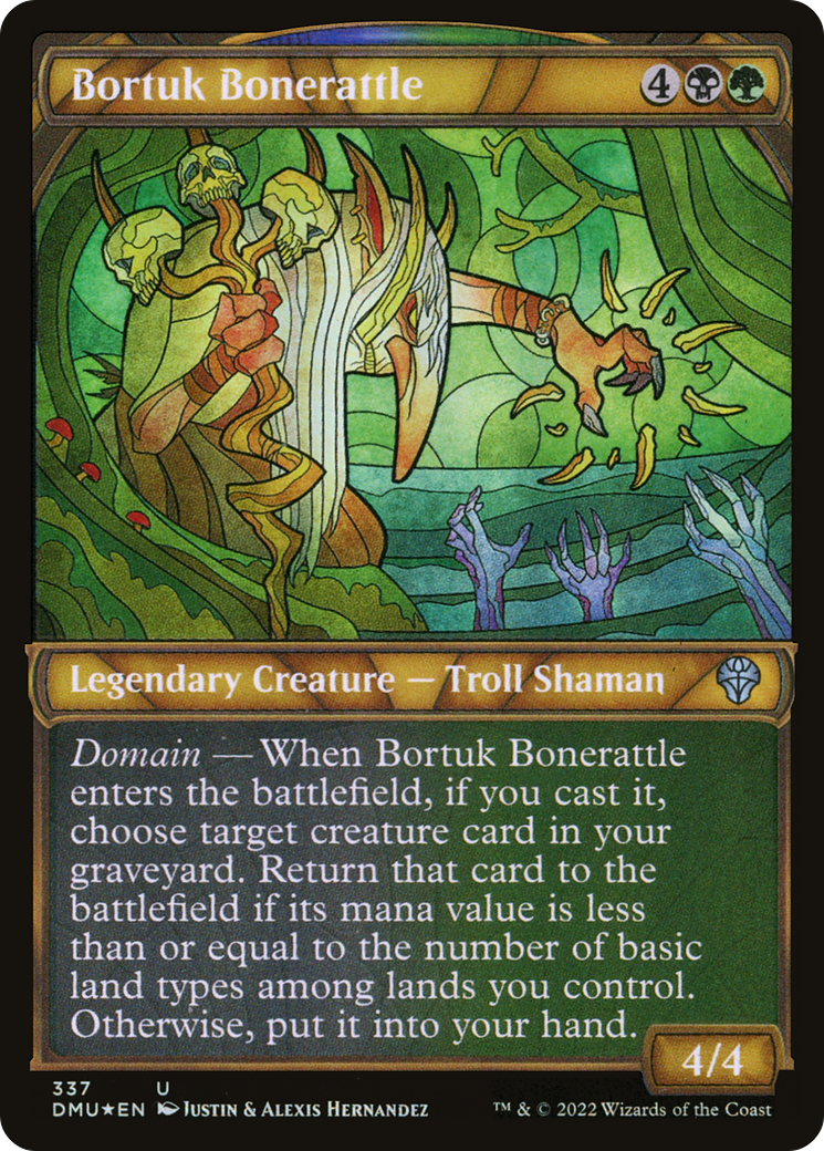 Bortuk Bonerattle (DMU-337) (Showcase) (Textured Foil)