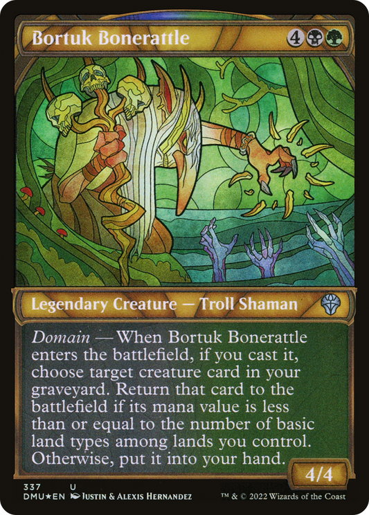 Bortuk Bonerattle (DMU-337) (Showcase) (Textured Foil)