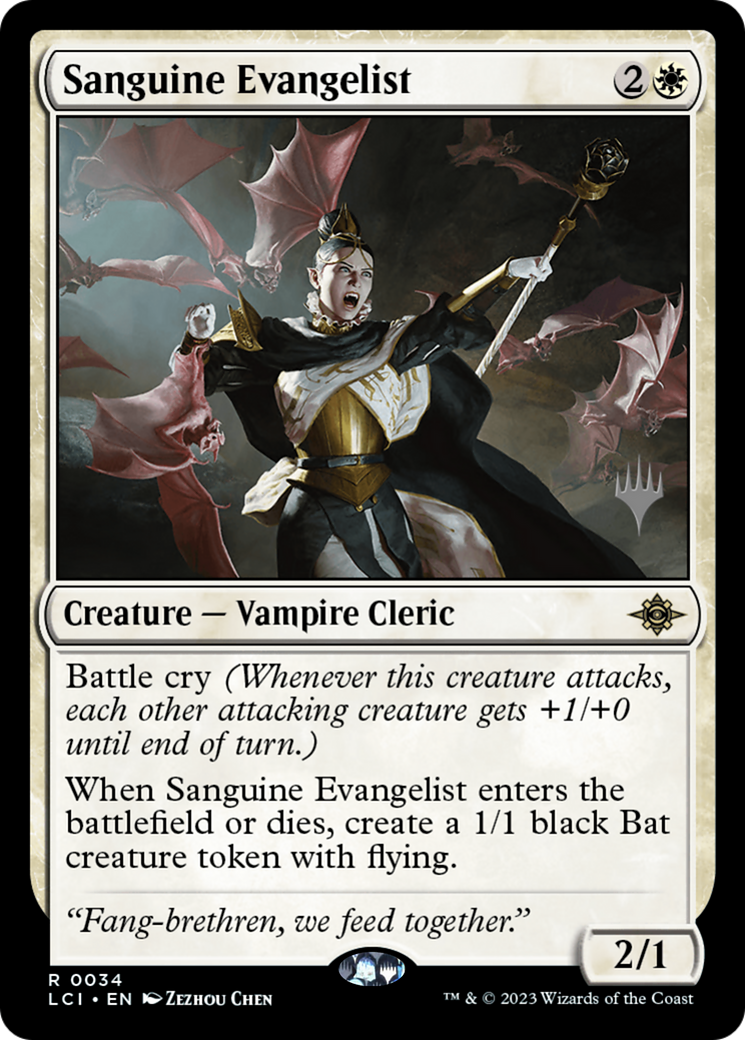 Sanguine Evangelist (PPLCI-34P) (Foil)