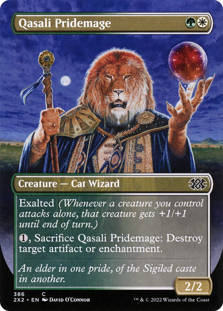Qasali Pridemage (2X2-386) (Borderless) (Foil)