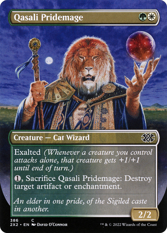 Qasali Pridemage (2X2-386) (Borderless) (Foil)