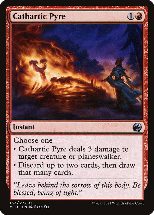 Cathartic Pyre (MID-133) (Foil)