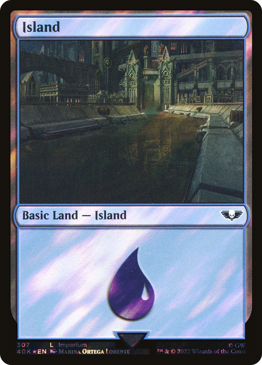 Island (40K-307★) (Surge Foil)