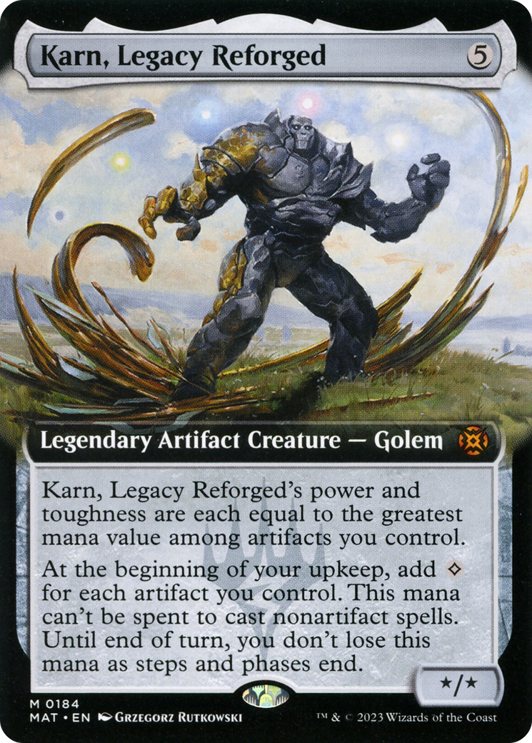 Karn, Legacy Reforged (MAT-184) (Extended Art)