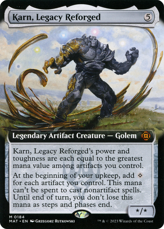 Karn, Legacy Reforged (MAT-184) (Extended Art)