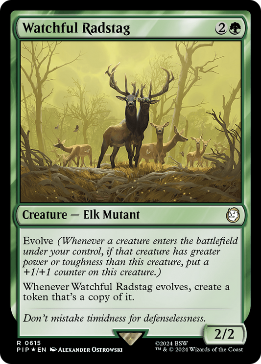 Watchful Radstag (PIP-615) (Surge Foil)