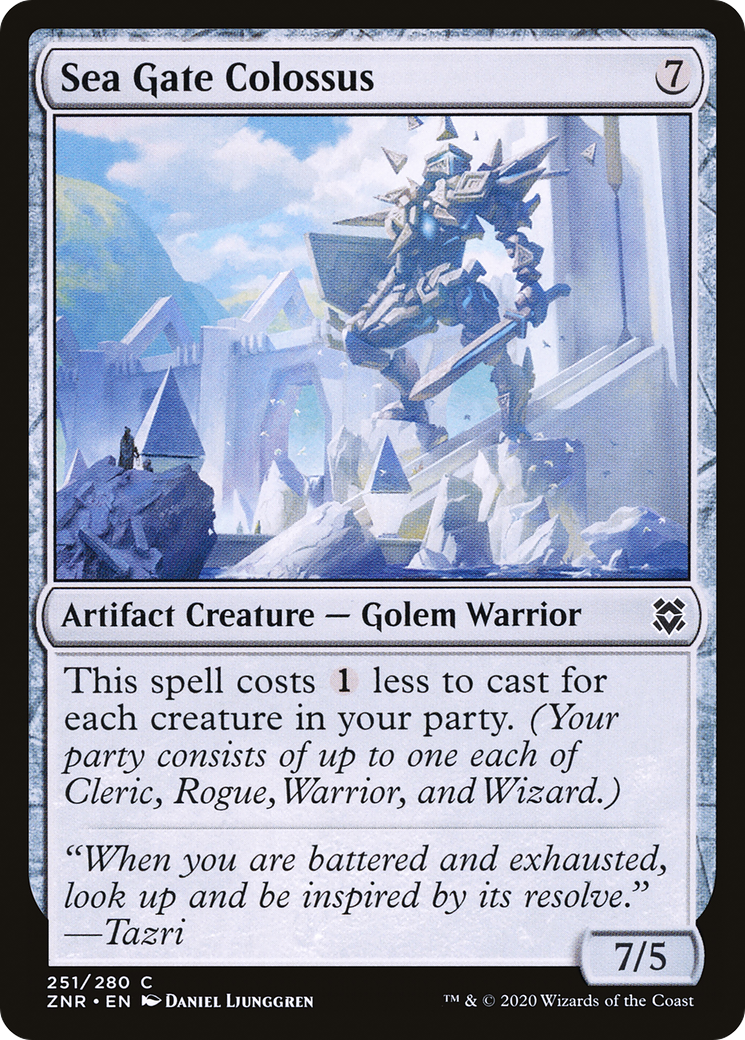 Sea Gate Colossus (ZNR-251) (Foil)