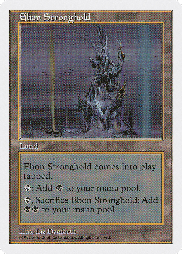 Ebon Stronghold (5ED-416)