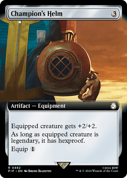 Champion's Helm (PIP-482) (Extended Art) (Foil)