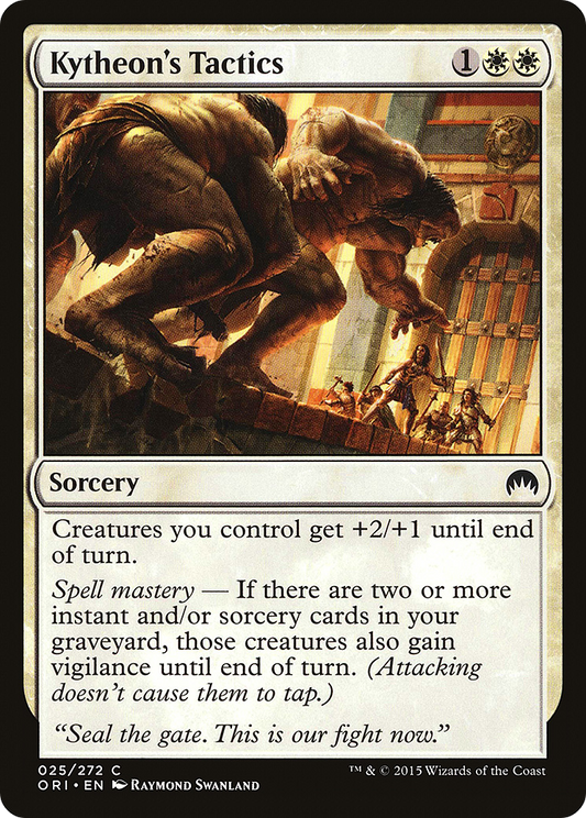 Kytheon's Tactics (ORI-025) (Foil)