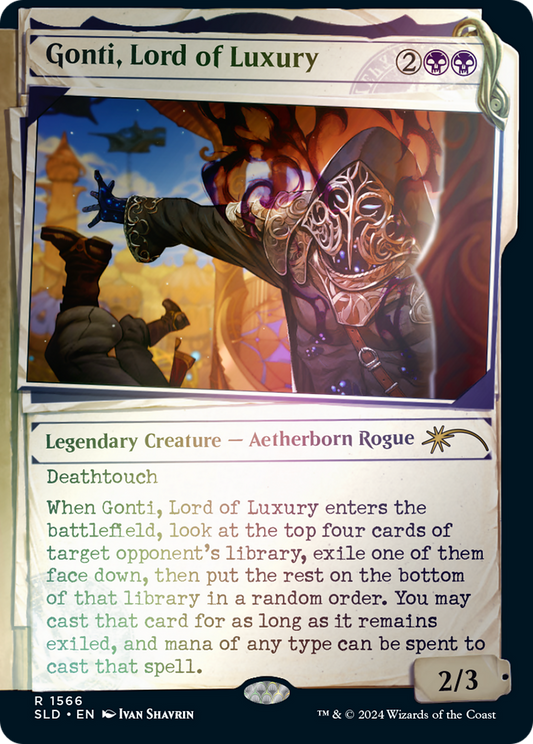 Gonti, Lord of Luxury (SLD-1566★) (Showcase) (Foil)