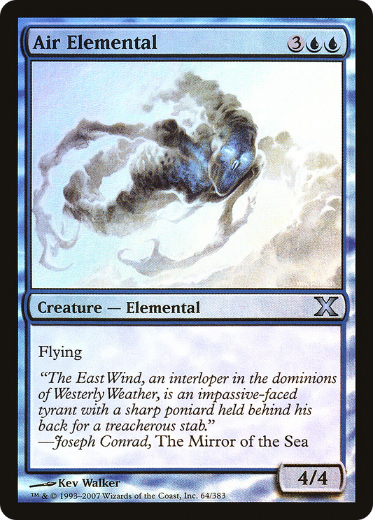 Air Elemental (10E-64★) (Foil)